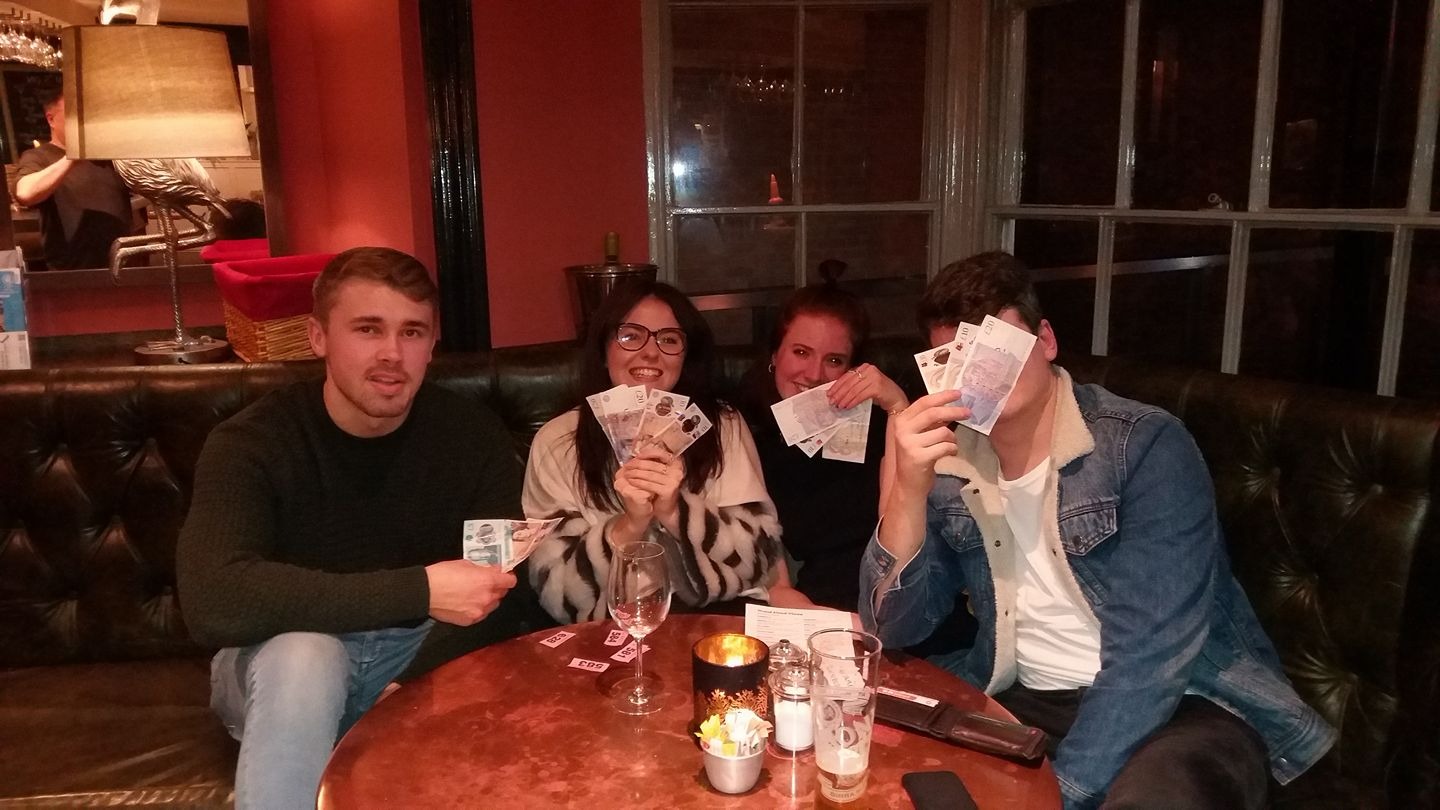 Busy pub quiz night at a venue hosted by MK Pub Entertainment