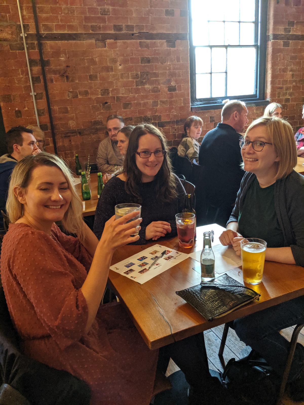 Big prize winners at an MK Pub Entertainment event